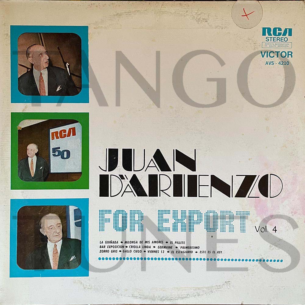 【値下げ】 Juan D'Arienzo 4 Vol export for D'Arienzo – その他